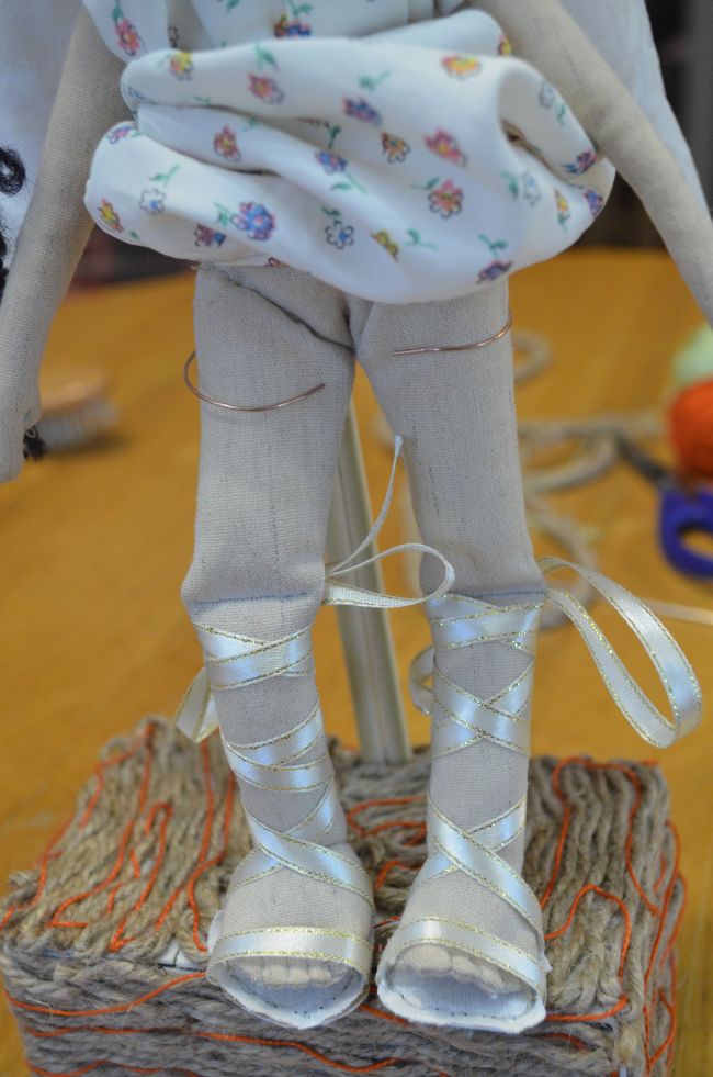 Обувь для тканевой куклы